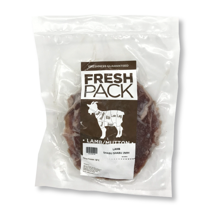 Lamb Shabu Shabu 1.5mm (200g) Fresh Pack
