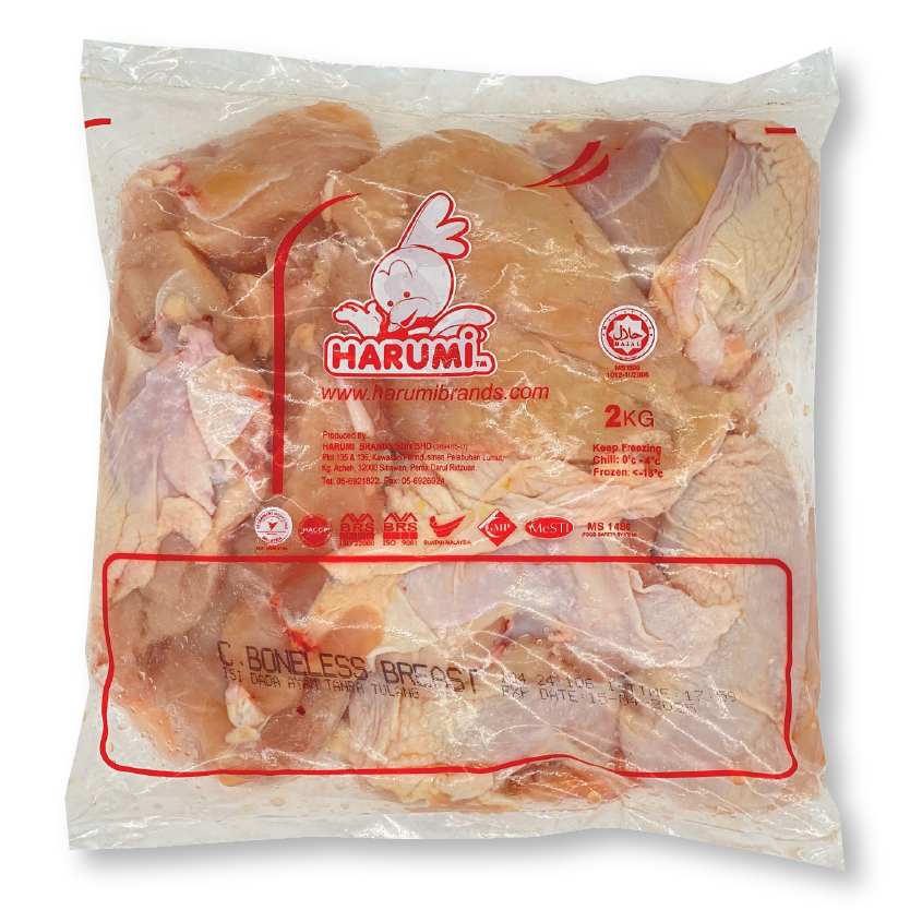 Dada Ayam/Boneless Breast Meat (12kg/ctn)