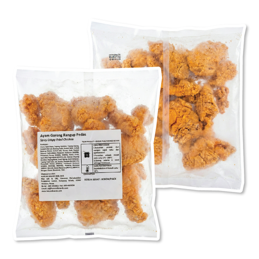 Spicy Crispy Fried Chicken/Ayam Goreng Rangup Pedas (800gm) Harumi Signature Fully Cooked