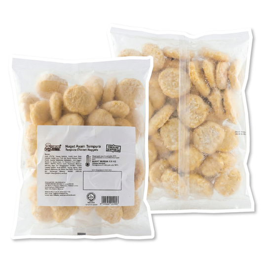 Tempura Chicken Nugget/Nuget Ayam Tempura (800gm) Harumi Signature Fully Cooked