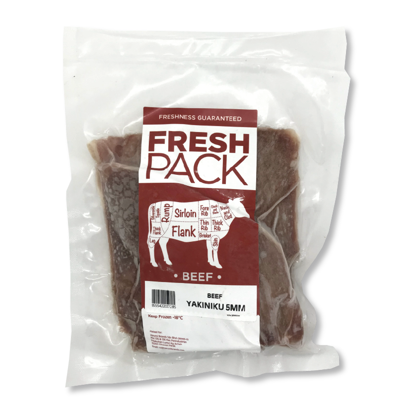 Beef Yakiniku 5mm (200g) Fresh Pack