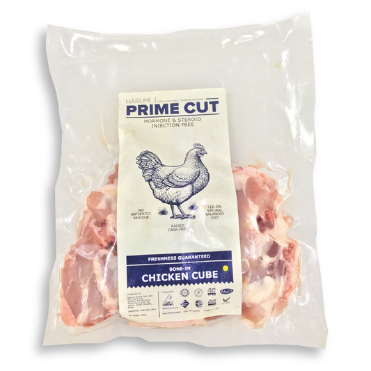 Ayam Dadu/Bone-In Chicken Cube (400gm) Prime Cut