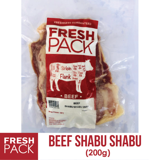 Beef Shabu Shabu 1.5mm (200g) Fresh Pack