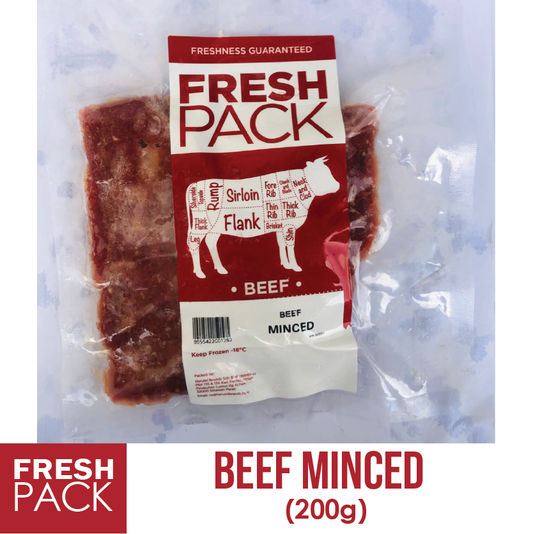 Beef Minced (200g) Fresh Pack