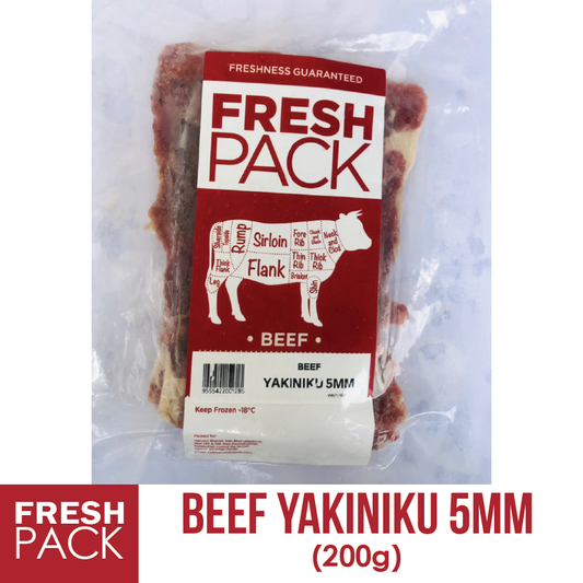 Beef Yakiniku 5mm (200g) Fresh Pack