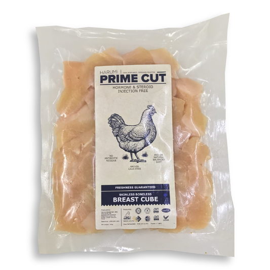 Dada Ayam/Skinless Boneless Breast Cube (300gm) Prime Cut