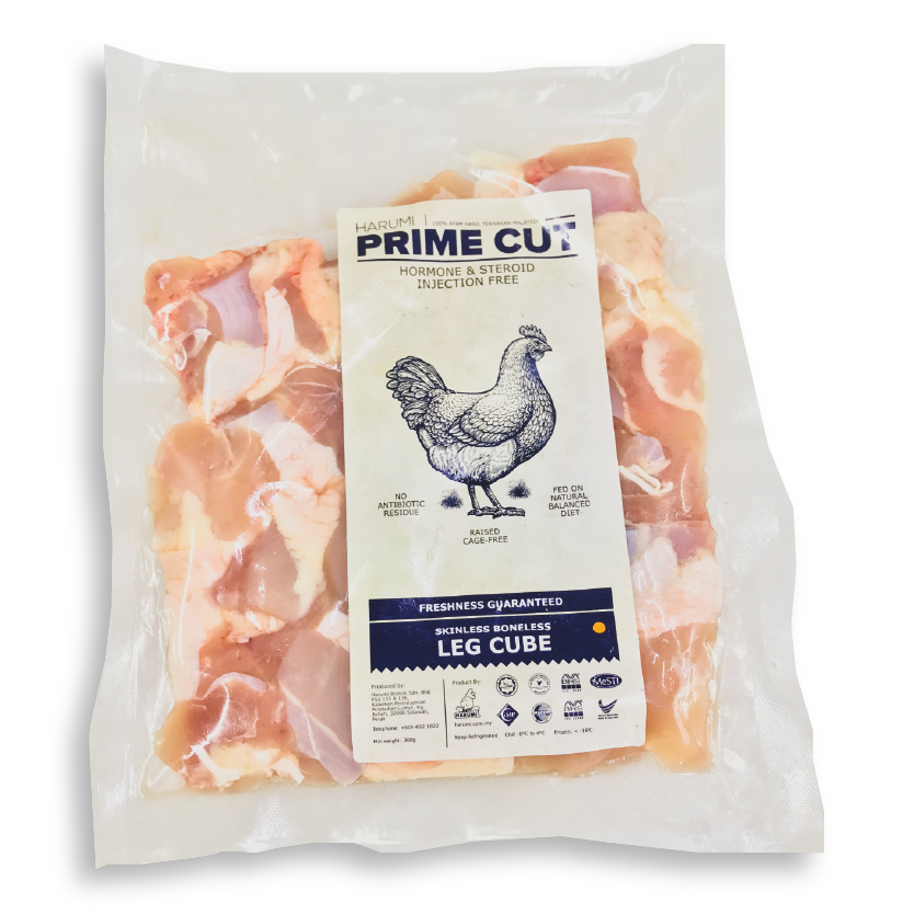 Isi Kaki Ayam/Skinless Boneless Leg Cube (300gm) Prime Cut